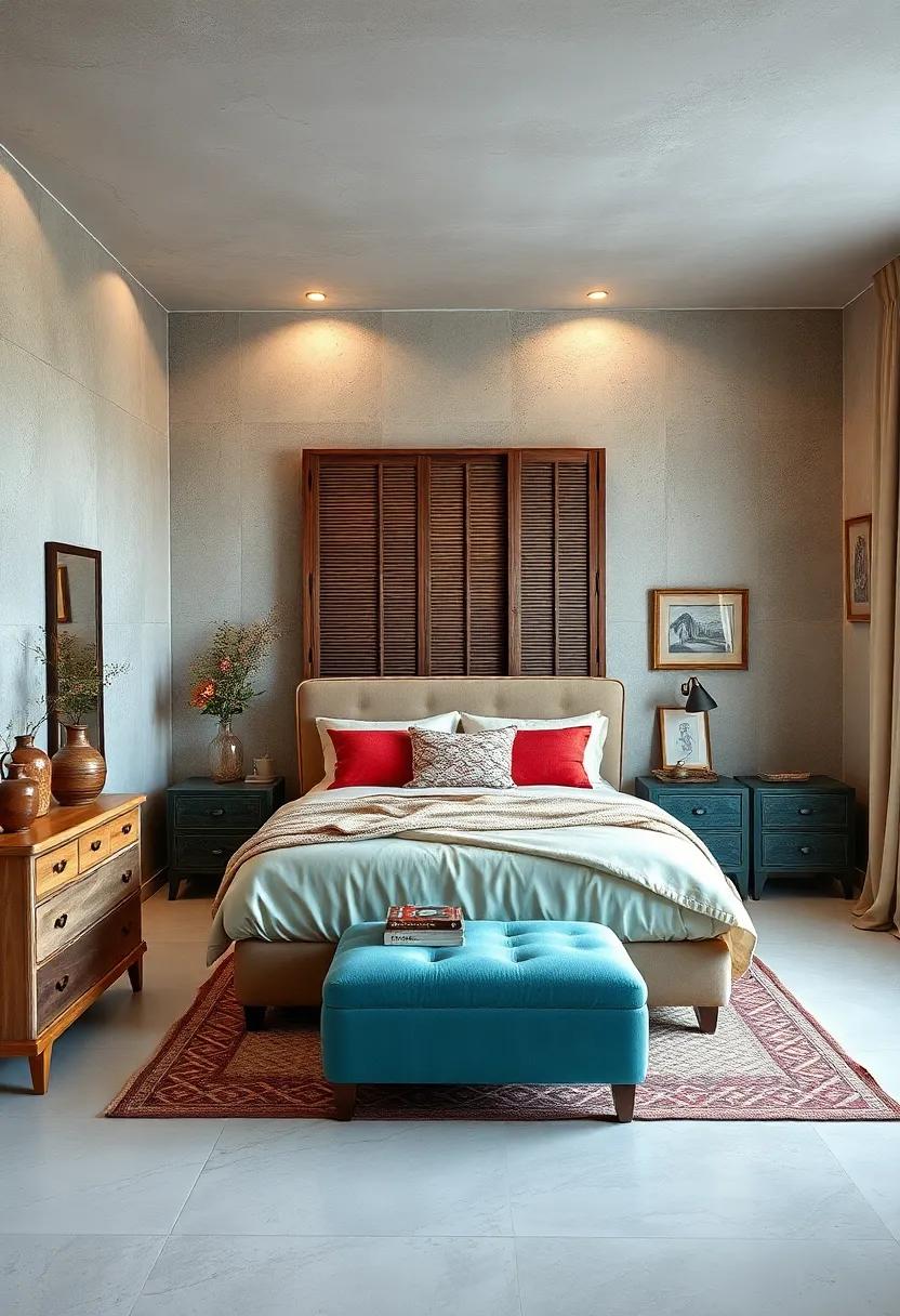 Define⁣ Spaces with Dividers: Consider vintage ⁣room dividers to ⁤create cozy nooks or separate areas in larger bedrooms, infusing charm⁢ into‌ functionality