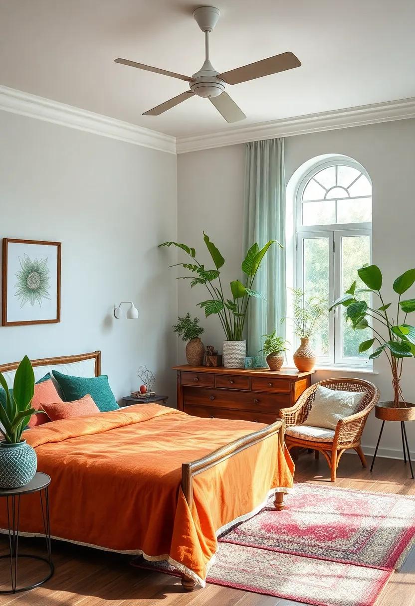 Encourage ​Natural Elements: ⁢Pair vintage wood furniture ⁢with plants to soften the ⁤look and breathe life ⁢into your space with ‍a touch of nature