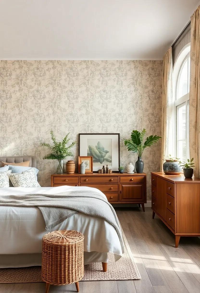 Revisit Old Wallpaper: Consider a vintage-inspired wallpaper or‍ peel-and-stick designs ⁢that⁣ evoke classic patterns while bringing a hint of nostalgia