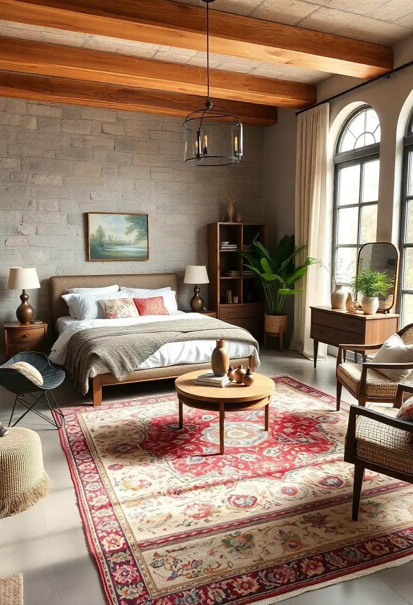 Utilize Vintage Rugs: Layering with ​patterned or Persian rugs ⁣will add depth and comfort while creating⁢ a timeless foundation⁣ for your furniture