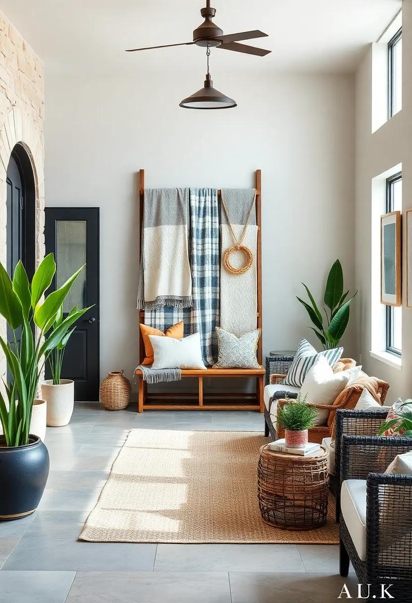 Beach Blanket Ladder: A stylish way to display blankets or ⁣throw pillows that captures the essence of⁣ coastal relaxation