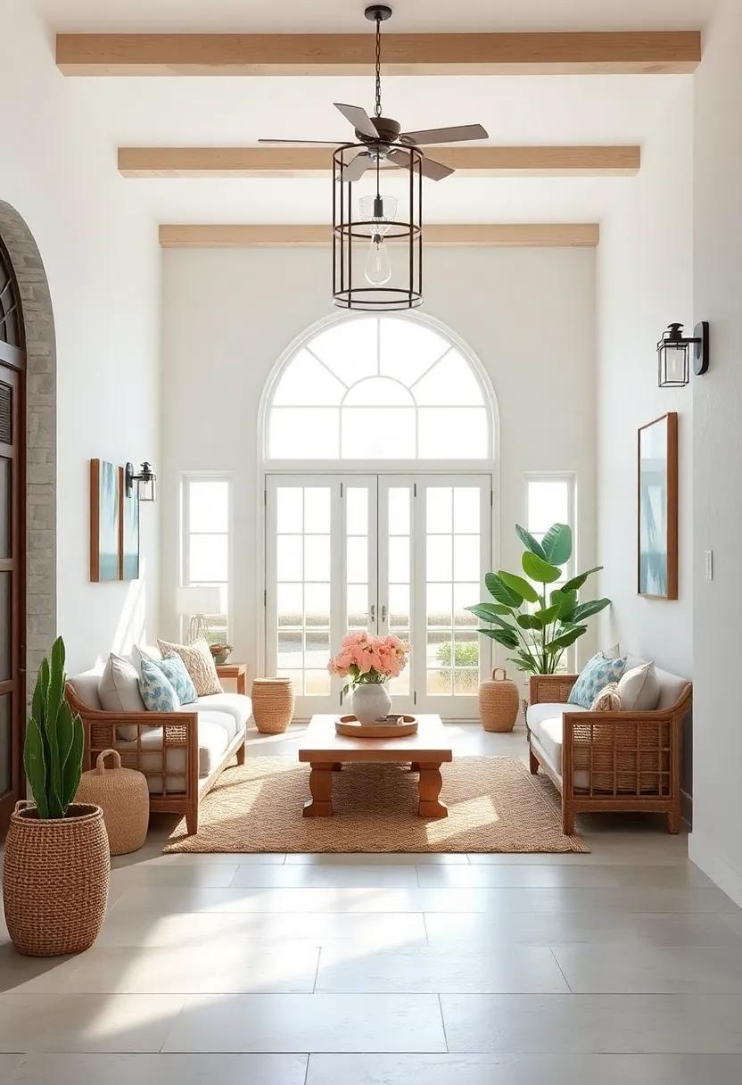 Coastal Color Palette: ⁣Soft ⁤whites⁢ and sandy​ beiges ⁤paired with ocean blues provide ⁢a calming atmosphere ​that feels ⁢like a seaside retreat