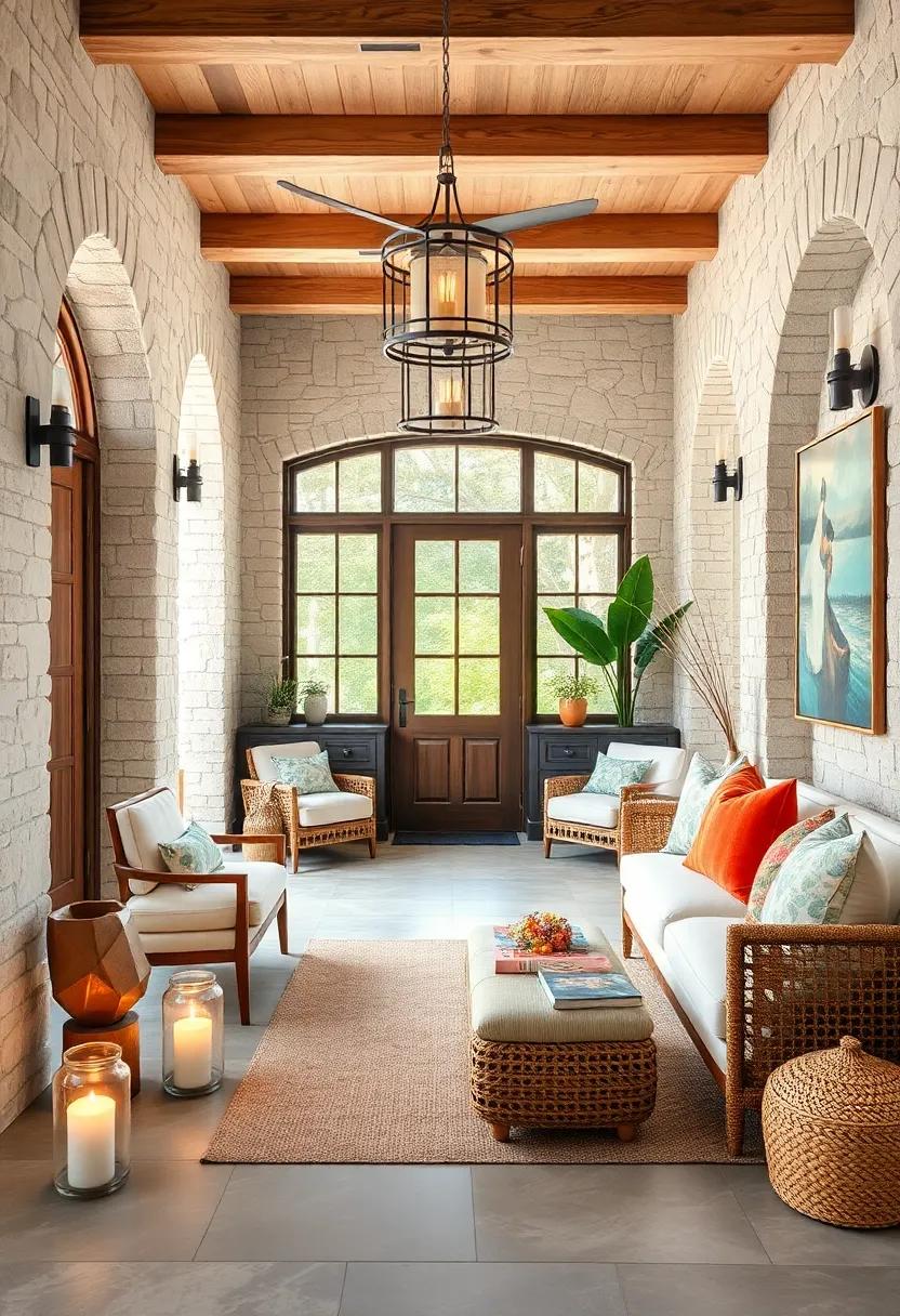 Evocative​ Fragrance: Use coastal-inspired ⁢candles or⁤ diffusers with scents of saltwater ‍and coconut to create ‍an inviting sensory⁣ experience