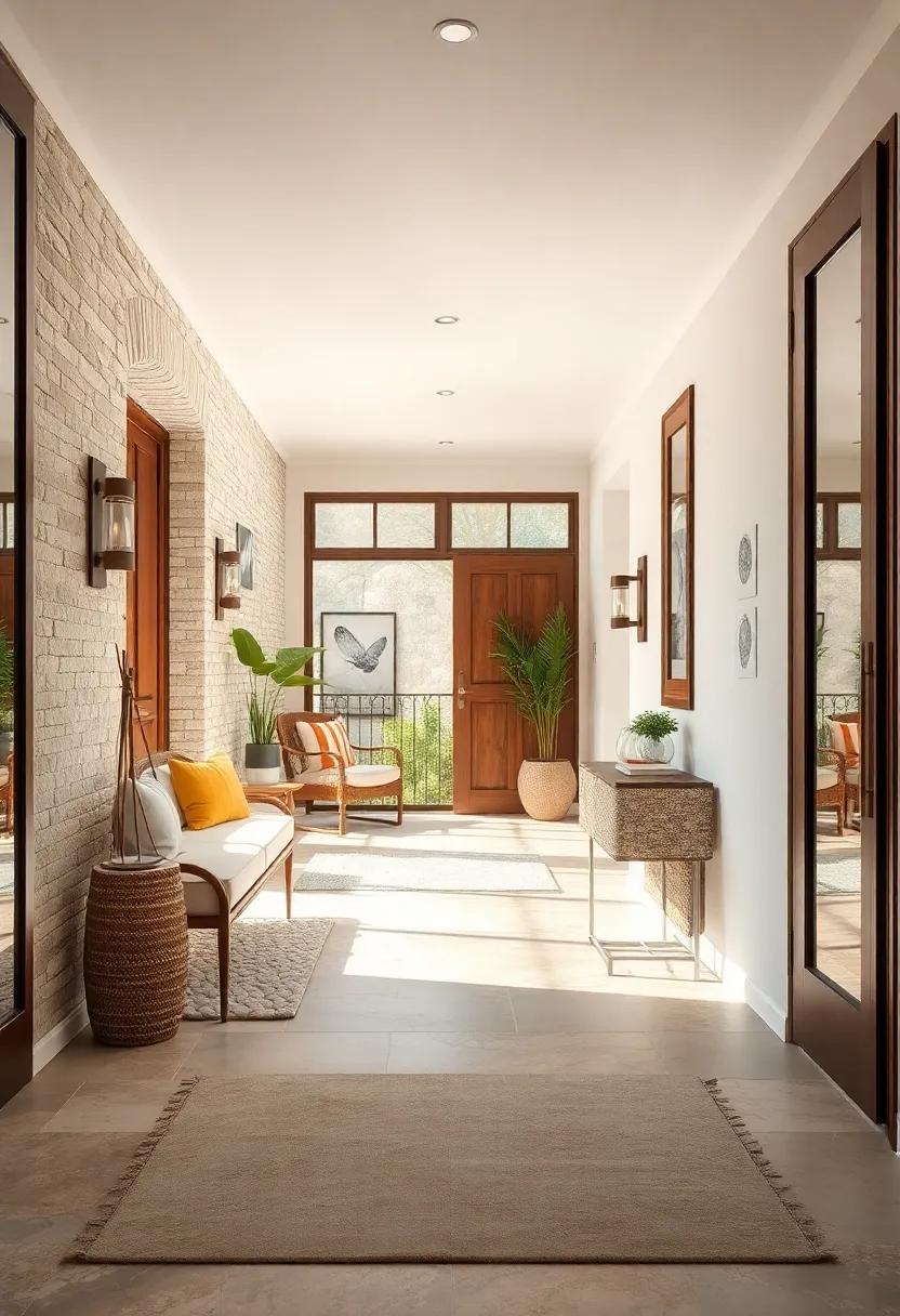 Outdoor⁣ Elements Indoors:​ Incorporate elements like pebble mats or ​sand-colored tiles to keep that beachy feel flowing ⁣from​ the outside⁤ in