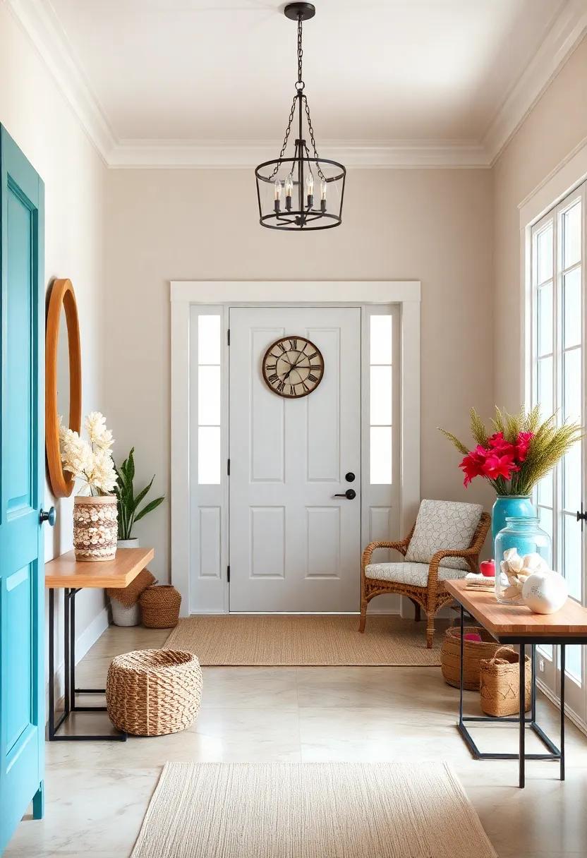 Seasonal seashell Display:​ Change your decor seasonally with⁣ vibrant seashells or‍ sand jars ​to keep the ⁤coastal theme fresh ​year-round