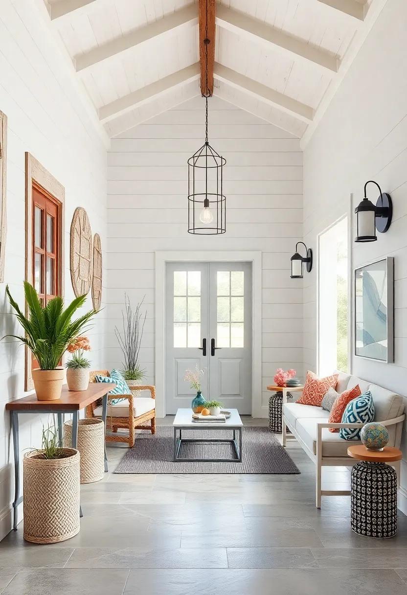 Shiplap Walls: Adds texture and‌ a hint ‍of rustic charm, evoking the feel of a coastal cottage