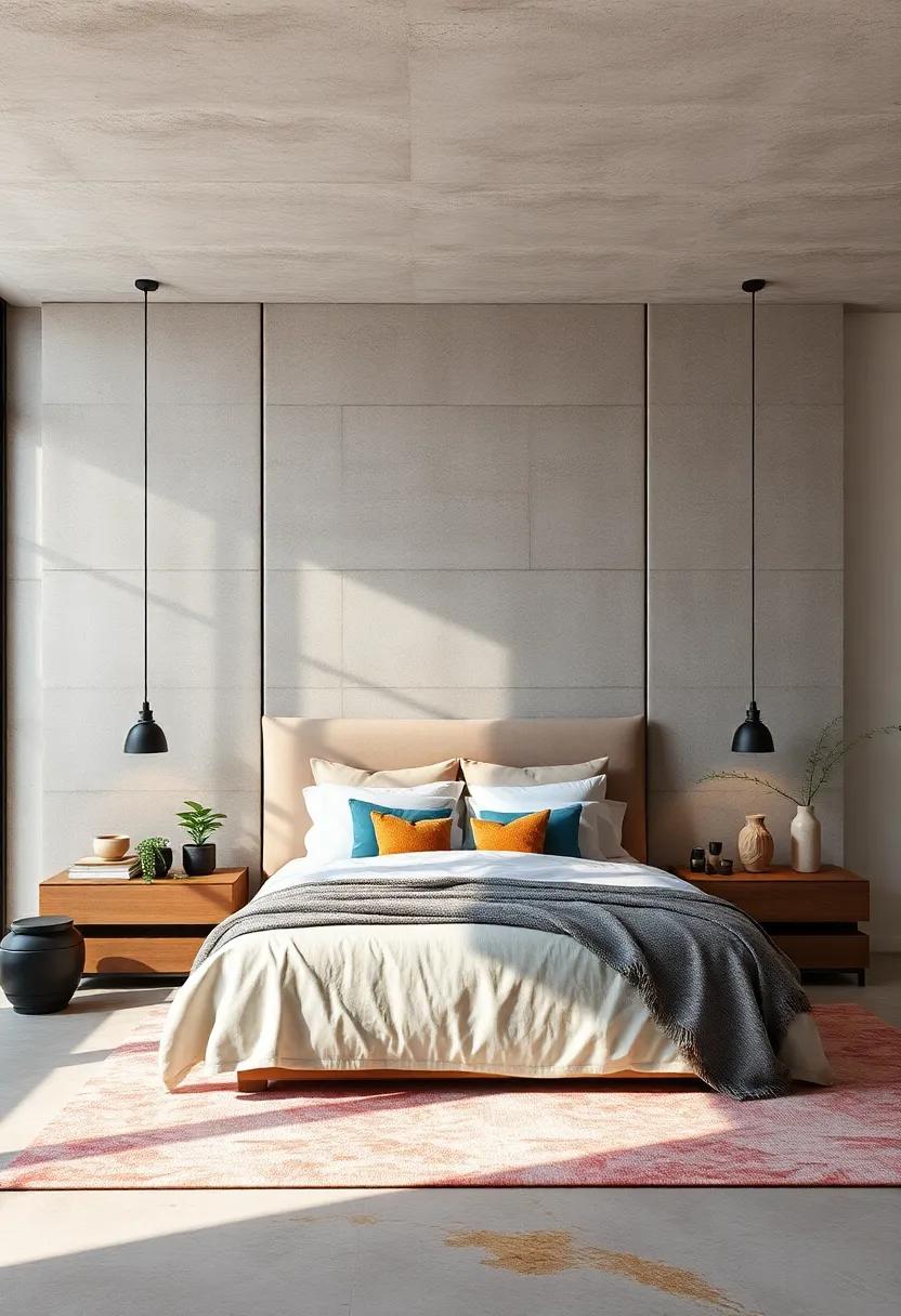 Create a Statement⁤ Wall: Use a large headboard that extends to the ceiling, making it a stunning backdrop for your bedding