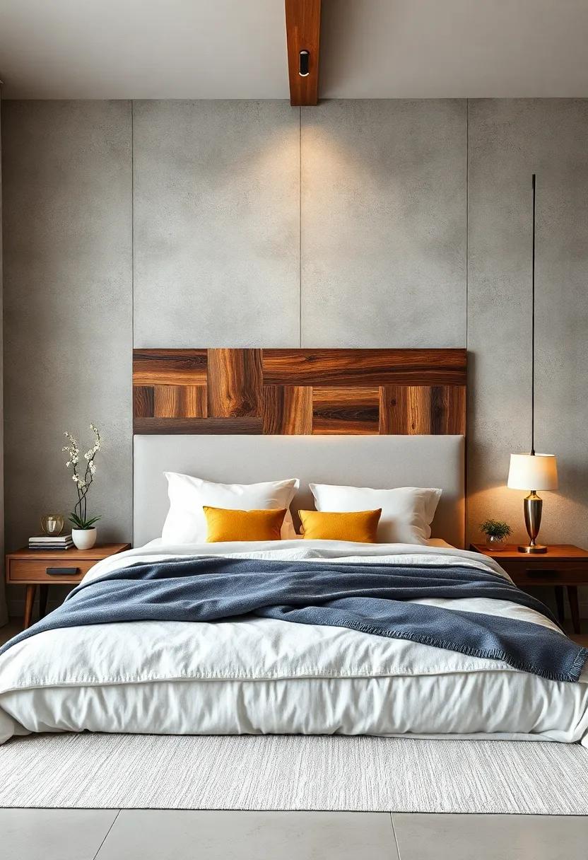 Repurposed Materials: Get creative with reclaimed wood for ‍a unique headboard that tells a ⁣story while enhancing ‍your contemporary décor
