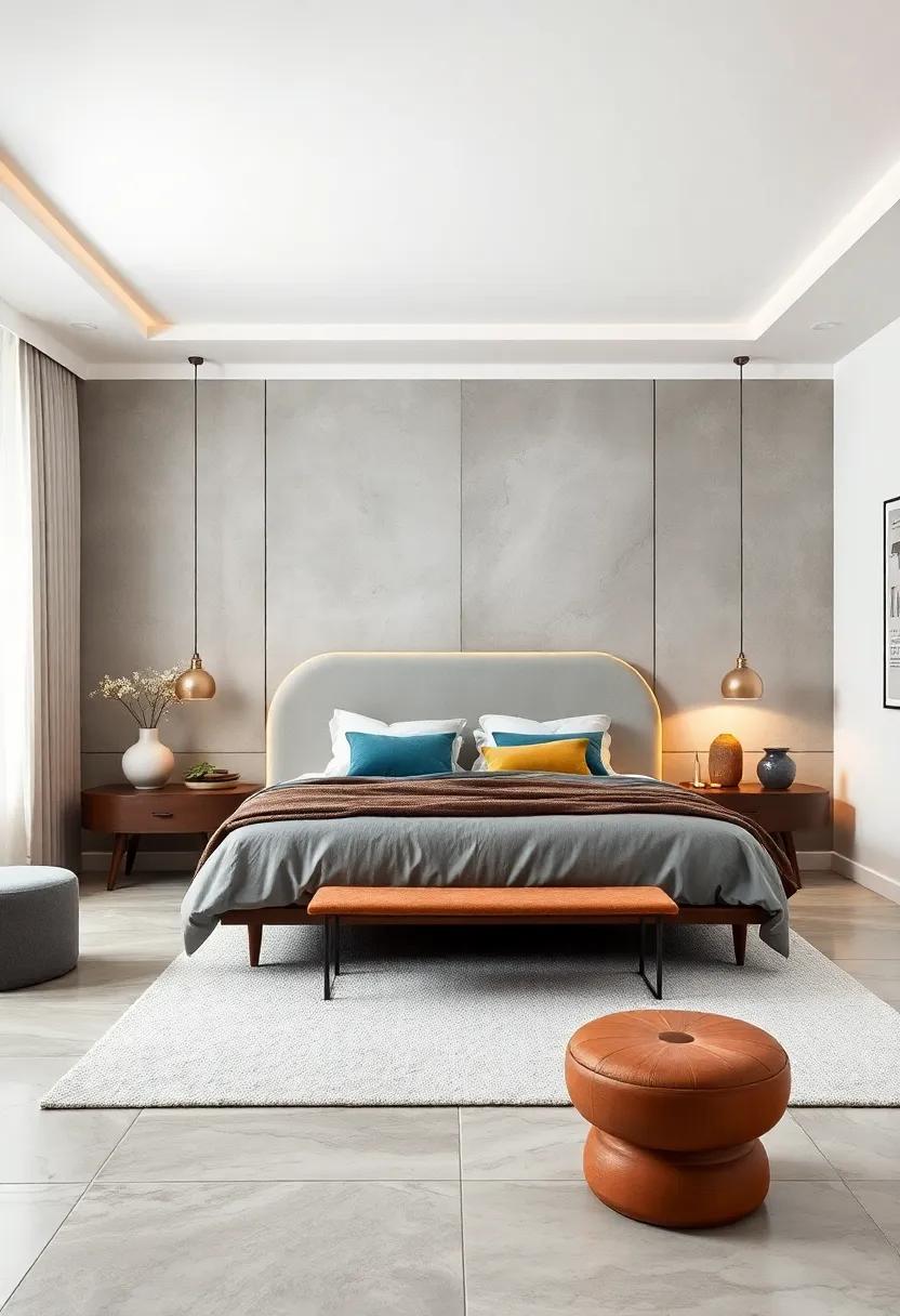 Soft Curved Lines:‍ Opt for a rounded headboard to soften ⁤the edges of your bedroom design,promoting ​relaxation and comfort