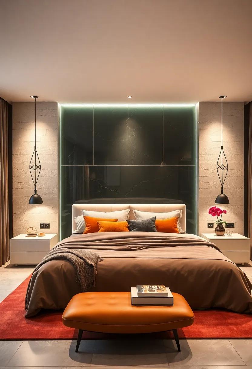 Transparent Designs:‍ Consider a glass or acrylic headboard for​ a sleek, light-filled aesthetic that ​keeps the⁣ room feeling ‍airy