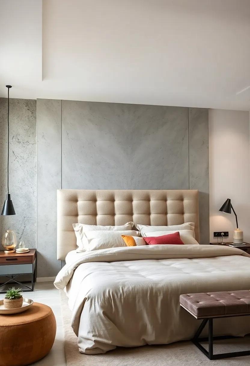 Upholstered‍ elegance: consider ⁢a plush,upholstered headboard in a neutral⁤ tone‌ to create ⁤a cozy and inviting atmosphere