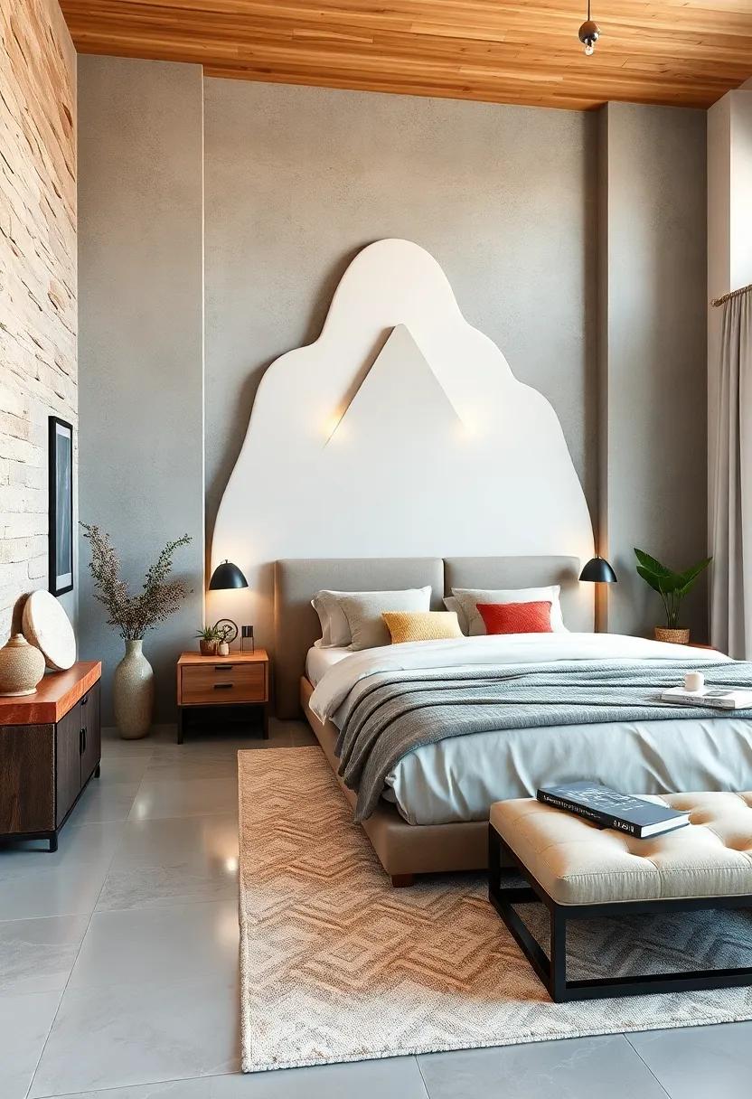 Whimsical Touches: Add ⁣playful elements, such as a headboard shaped like a cloud or mountain, bringing a sense of joy ⁣to ​your bedroom⁤ retreat