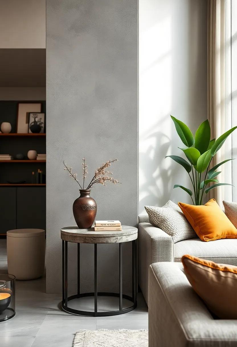 Industrial Edge: Incorporate an industrial-style side​ table‍ with metal accents and distressed finishes for​ a trendy, urban vibe