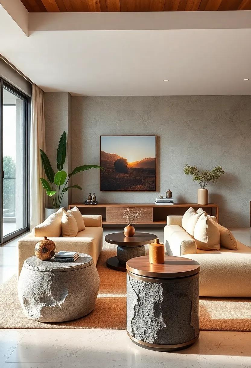 Textured Surfaces: Experiment​ with side tables that feature unique textures,⁤ from woven materials to embossed finishes, adding tactile interest