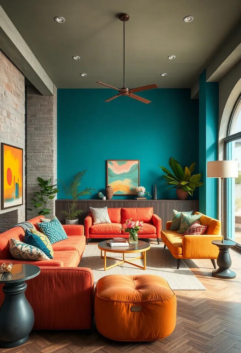 Color Blocks: Use ‌color blocking in your decor ⁢to separate areas or⁣ highlight features, enhancing visual interest through ⁣strategic placement