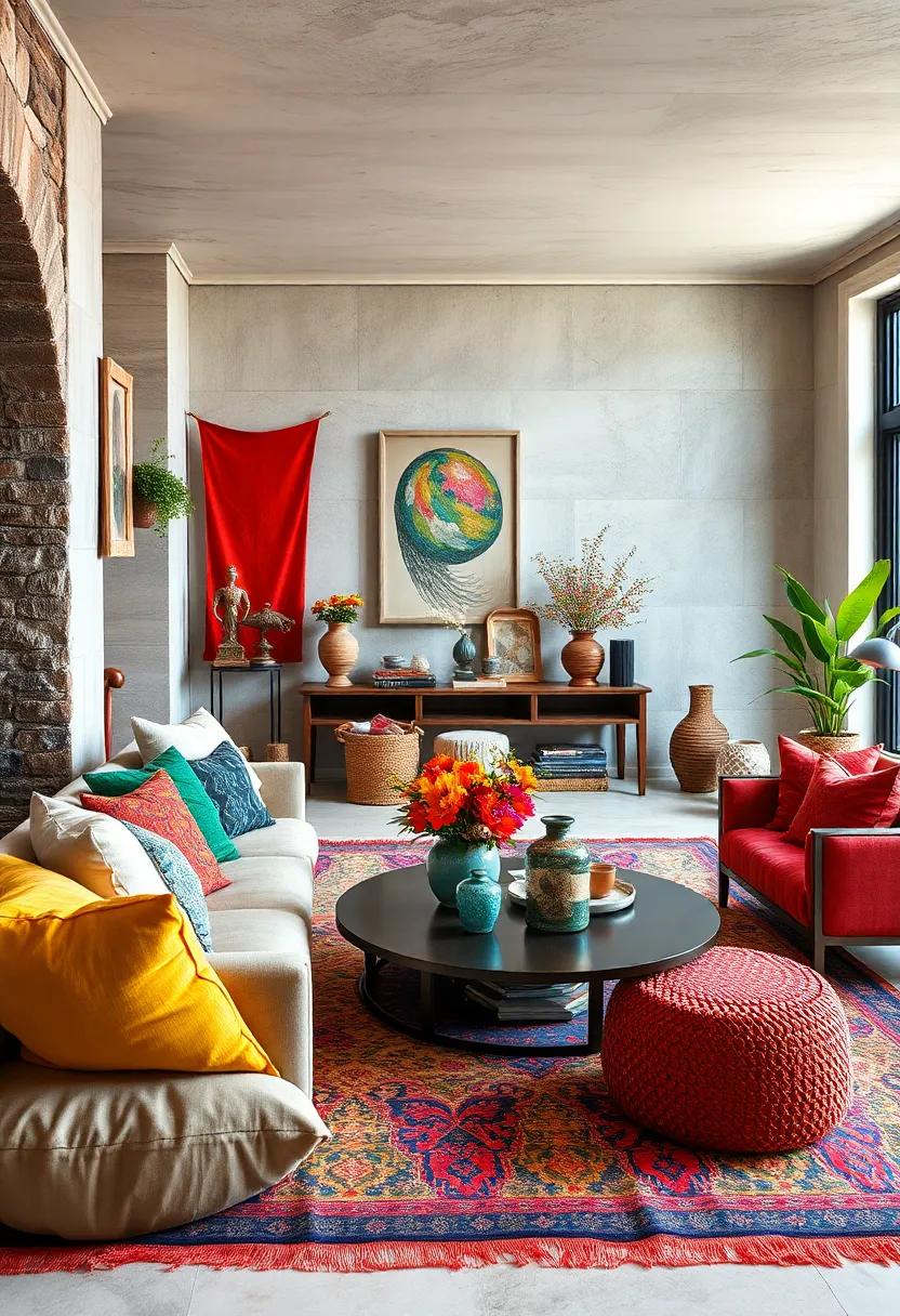 Layering Textiles: ‌use ‌an⁣ array of throw pillows, blankets, and rugs in‌ various colors and textures‍ to create a cozy and inviting atmosphere