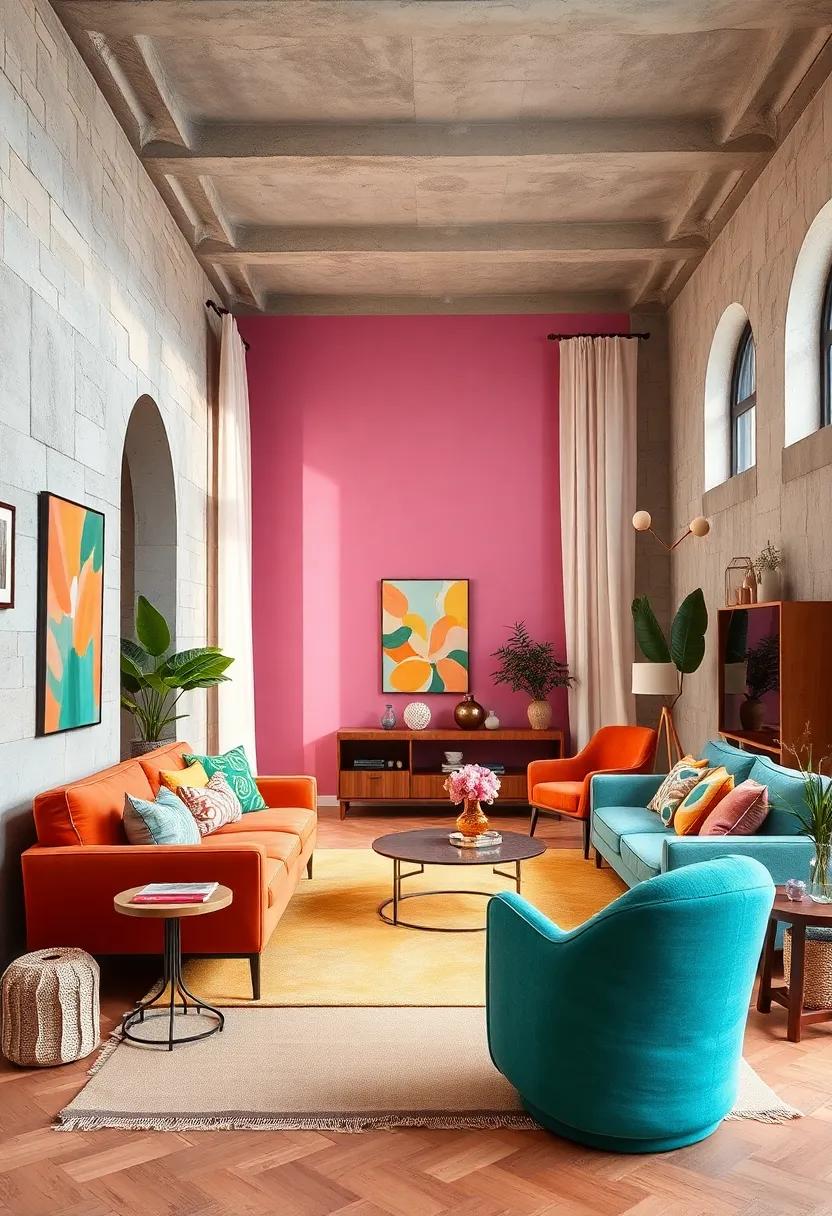Playful ‌Color Combinations: Experiment with unconventional⁤ color⁣ pairings, ​like teal and orange or pink and green, that⁢ evoke a sense of joy and energy