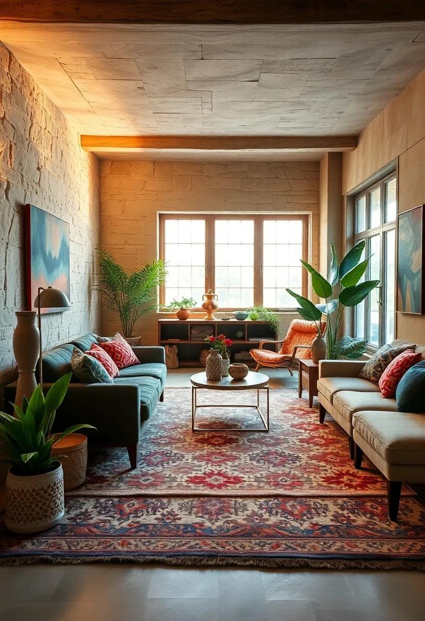 Layered Rugs: Mix⁢ and match different patterned rugs to create a warm,inviting ⁤base ⁤that adds depth⁤ and character to your‌ space