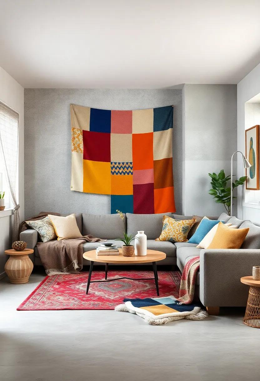 Patchwork Blankets: Snuggle⁢ up with ⁣patchwork blankets ‍made from various fabrics,⁢ celebrating the ⁤beauty of eclectic design in‌ a practical way