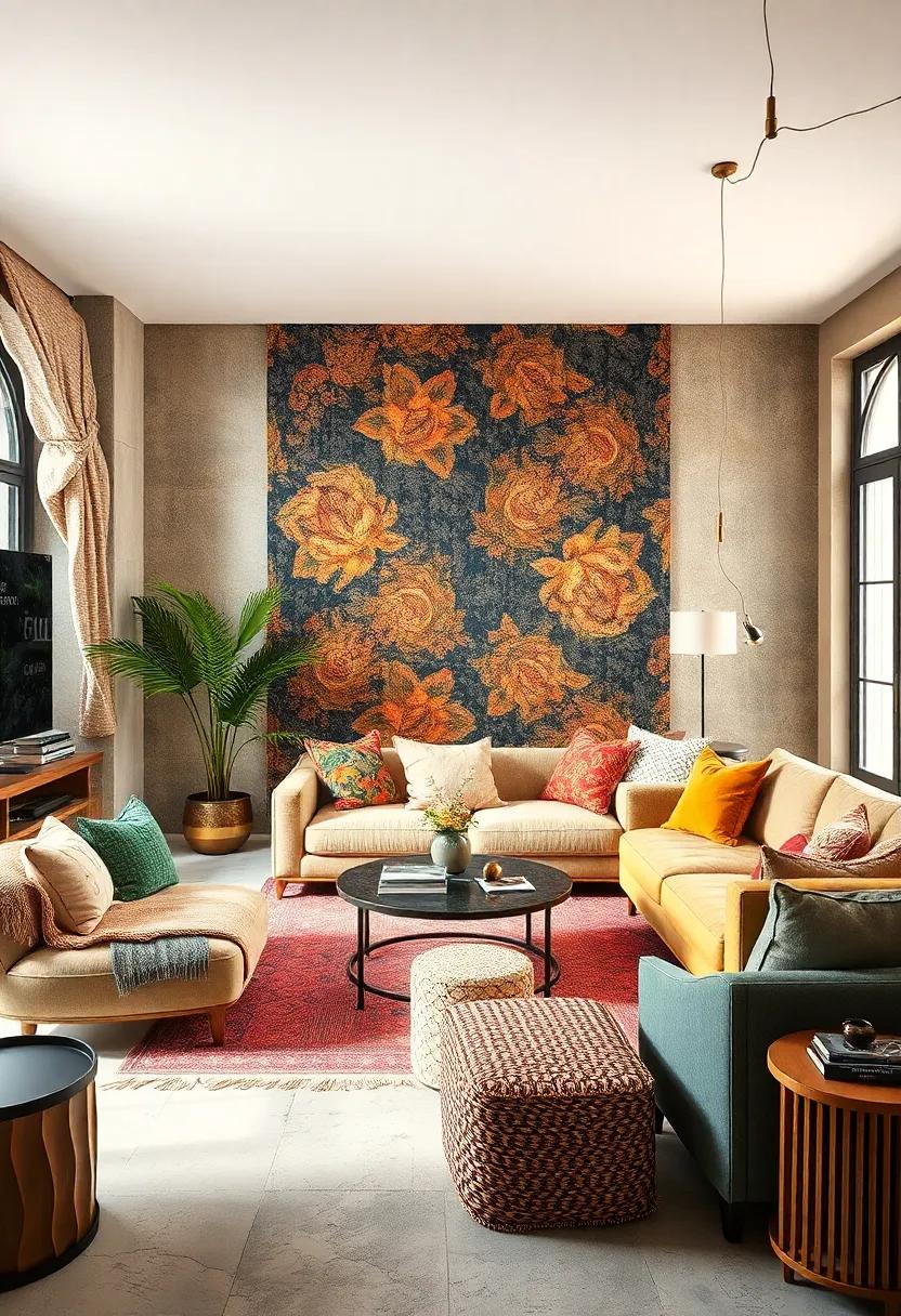 Fabric ⁣Wall ​coverings: Think beyond paint and wallpaper ‍by⁢ covering accent‌ walls with fabric‍ for texture-rich and visually‌ stunning results