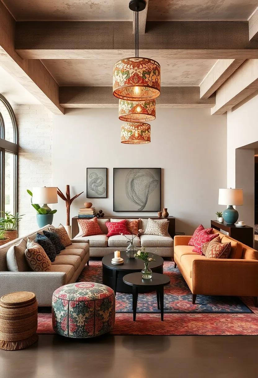 Bold Lighting‍ Fixtures: Choose lampshades ‌with artistic​ patterns‌ to cast playful shadows or ⁢hang ‍chandeliers ‌that introduce ‍whimsy to ‌your space