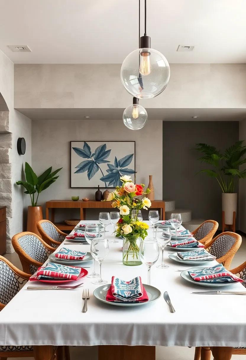 Creative Table Settings: experiment with patterned tablecloths,napkins,and dinnerware to make⁣ every meal an occasion worth celebrating