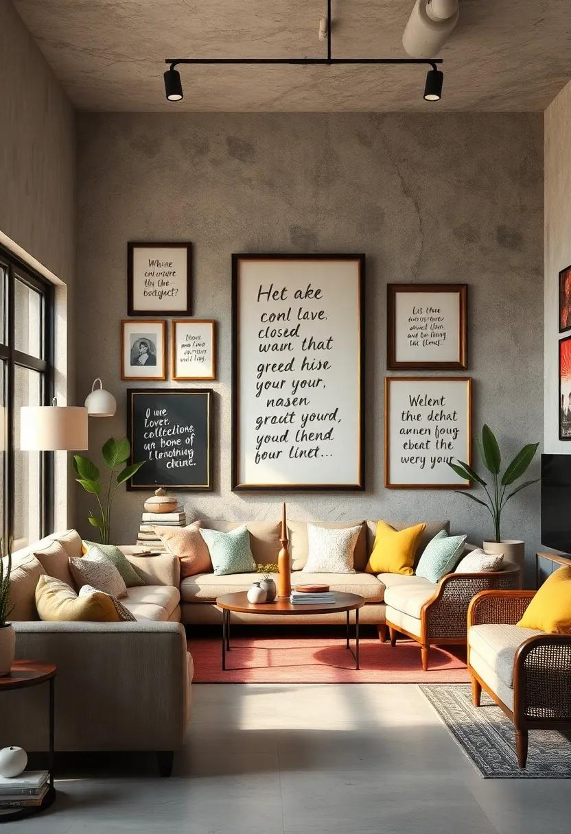 Handwritten‍ Quotes: Frame handwritten quotes ⁤or favorite⁣ sayings on colorful ​backgrounds for a ⁢personal touch that ‌adds⁢ warmth to your space