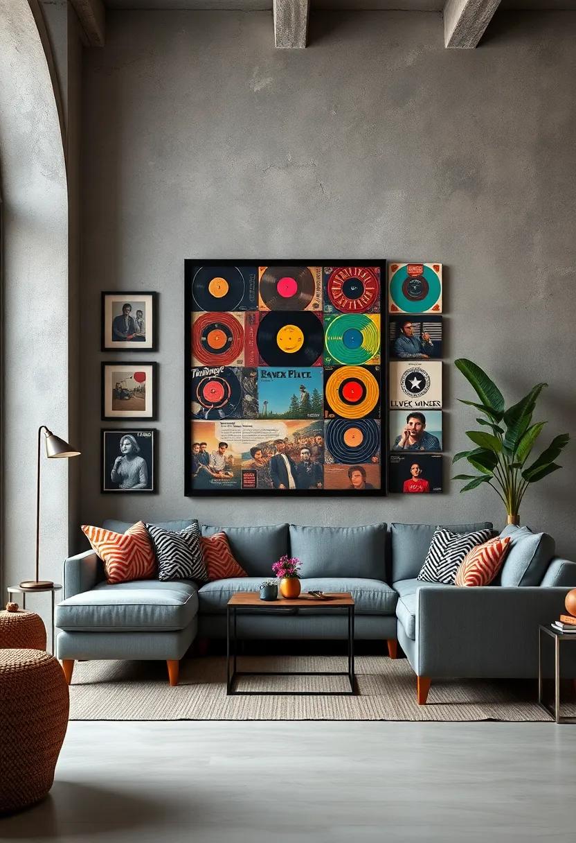 Album Cover‌ Montage: Frame your⁤ favorite vinyl ​album‌ covers and create an⁣ artistic ‍montage that pays homage to your musical tastes