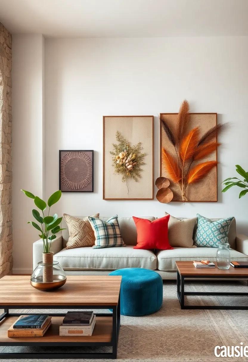 Art⁢ from Nature: Create a wall display featuring⁣ natural elements like stones, feathers, and pieces of driftwood, celebrating the beauty of the outdoors