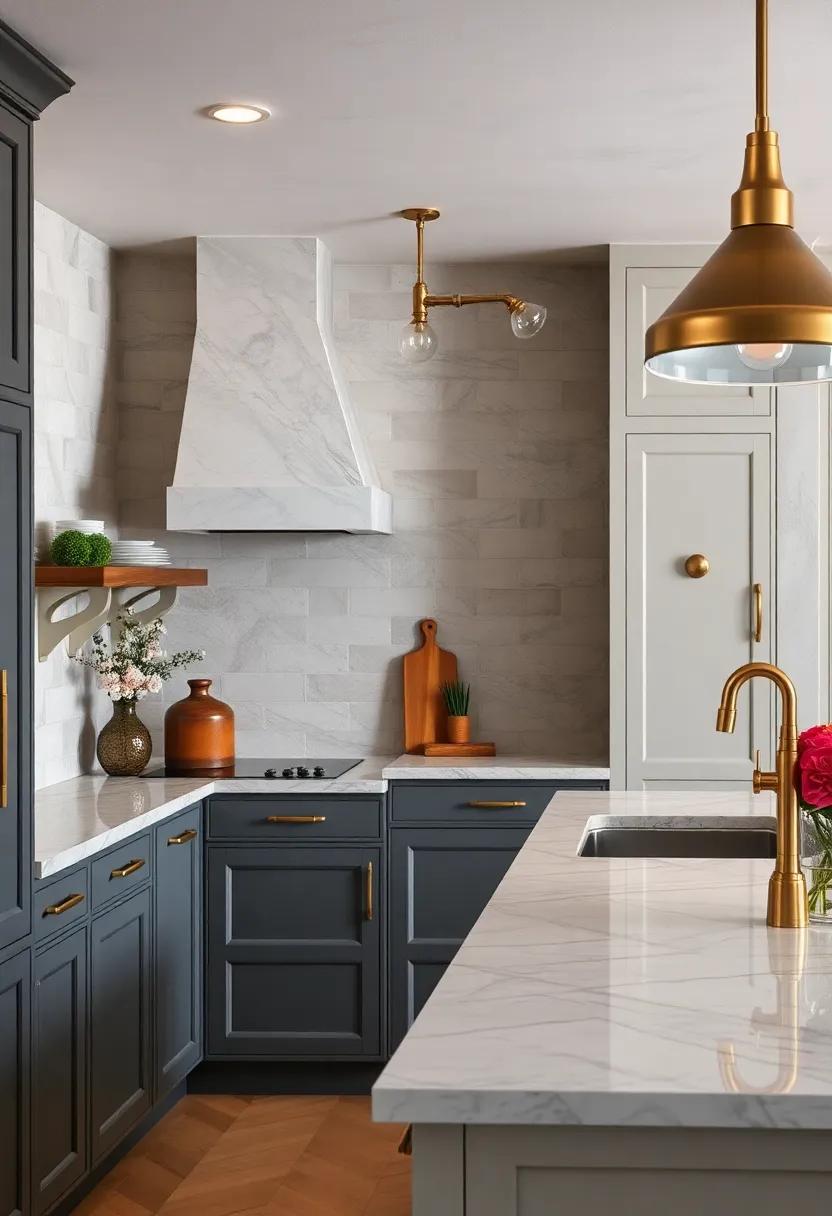 Antique Style: Incorporate vintage or reproduction brass pieces for a timeless, classic appeal in your kitchen