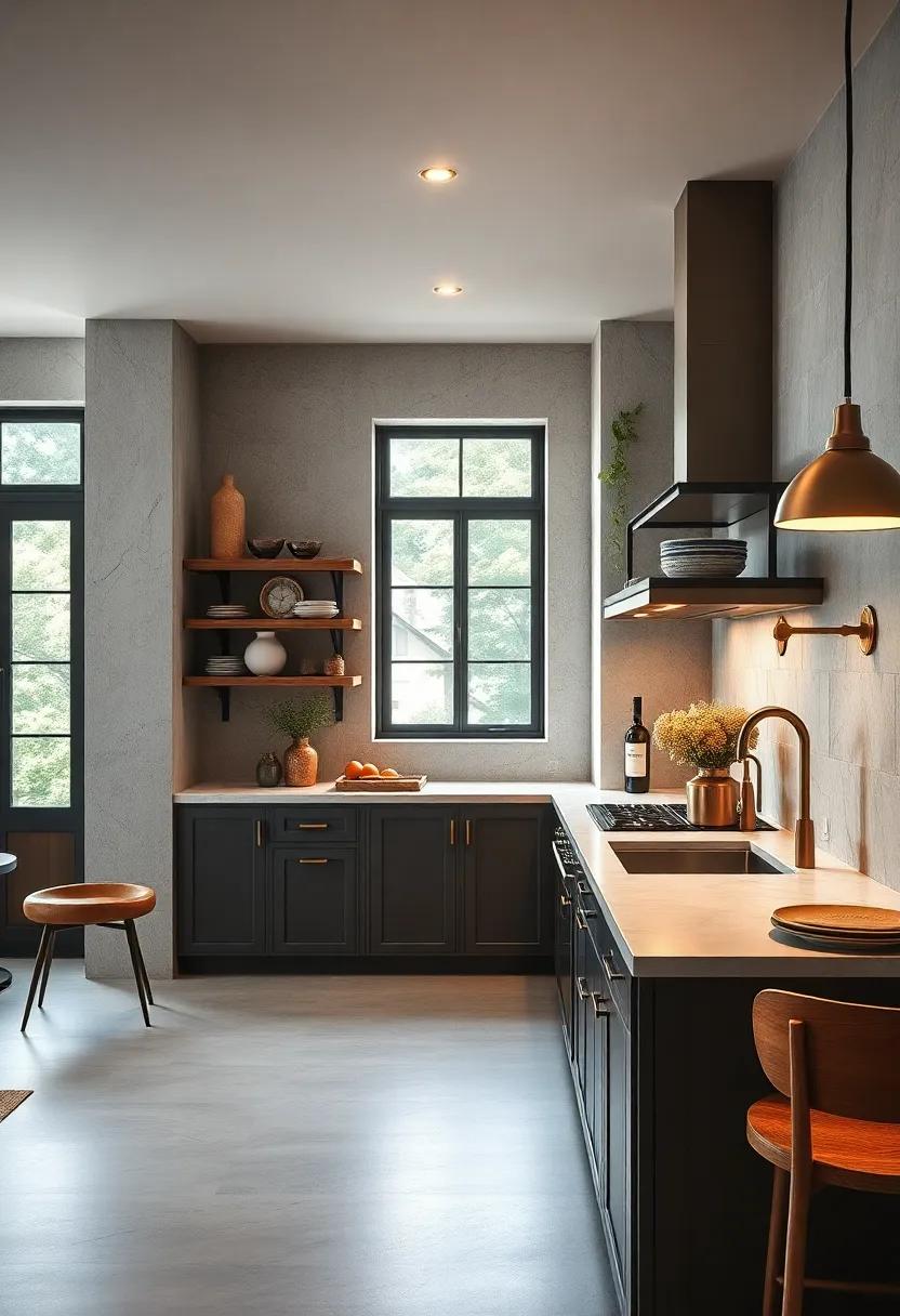 Timeless Finishing Touches: End with handmade brass elements or artisanal accessories that reflect craftsmanship and style in your kitchen