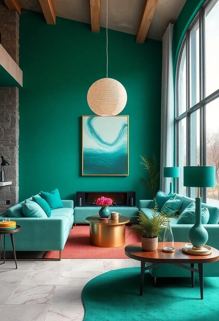 Choose emerald green lampshades to ⁢give your lighting a chic upgrade
