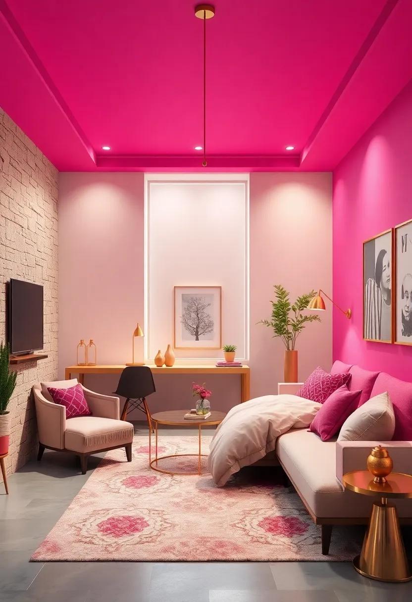 Fuchsia-Gold Color​ Palette: Combine fuchsia with elegant gold accents for a chic and glamorous contrast, perfect for any ‌teen’s taste