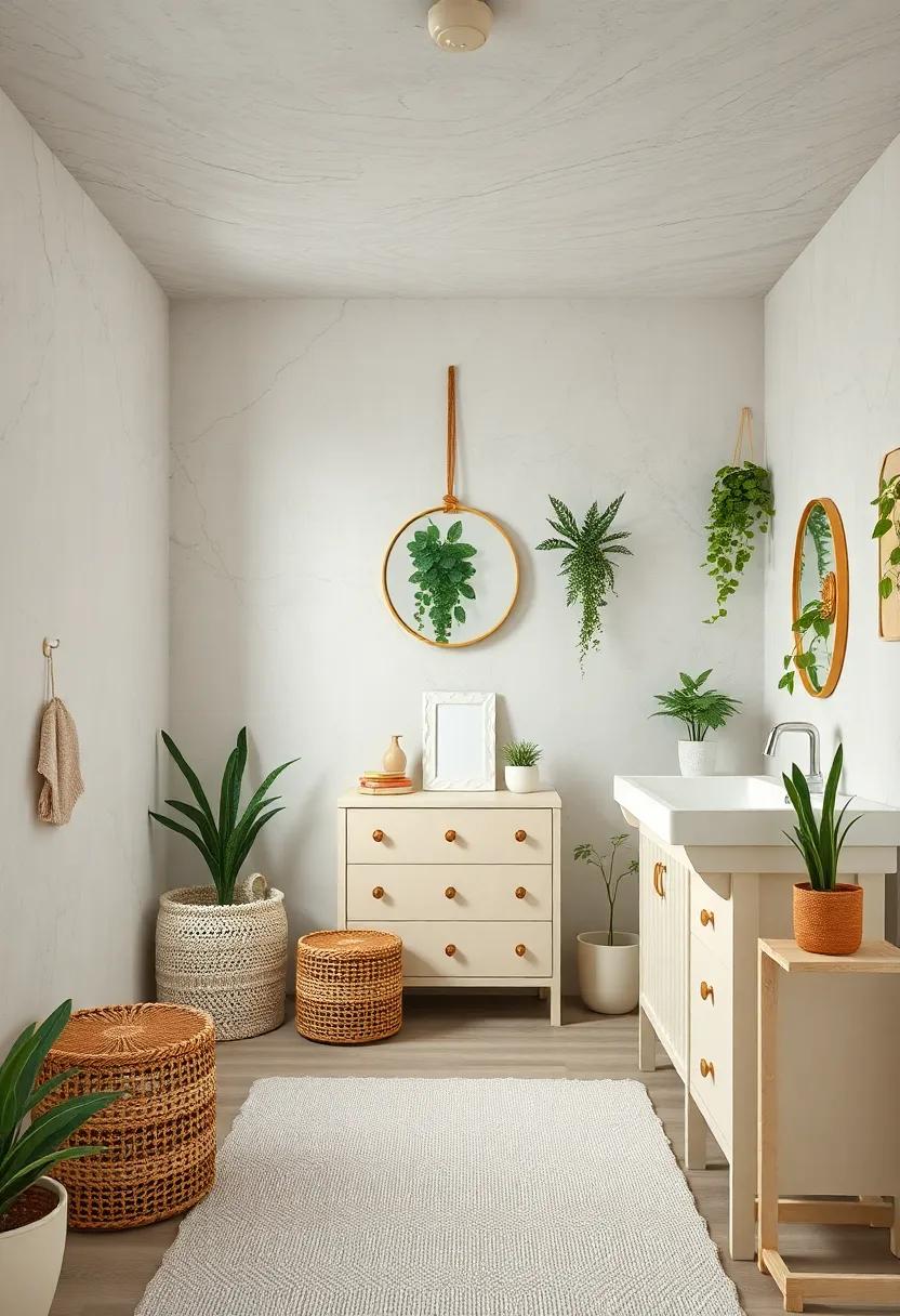 Create a nature-inspired⁤ nursery with plant ⁣motifs ​and real ⁣greenery for a refreshing touch