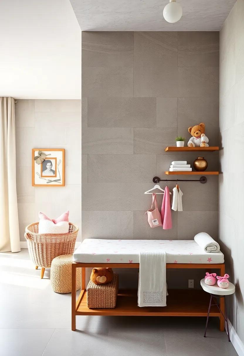 Personalize the changing station with a bespoke changing pad cover featuring your child's name or initials