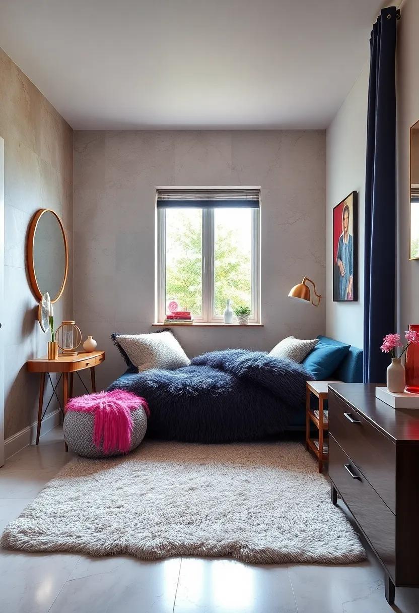 Add a soft,faux fur throw or⁤ cushion ‌to bring‌ in an element​ of luxury without​ the expense