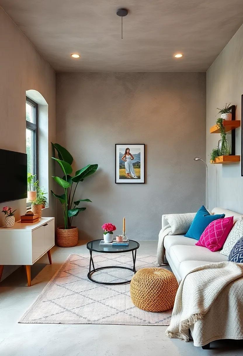 Incorporate plants, like succulents⁣ or⁣ hanging greenery, to bring in freshness and a splash of color