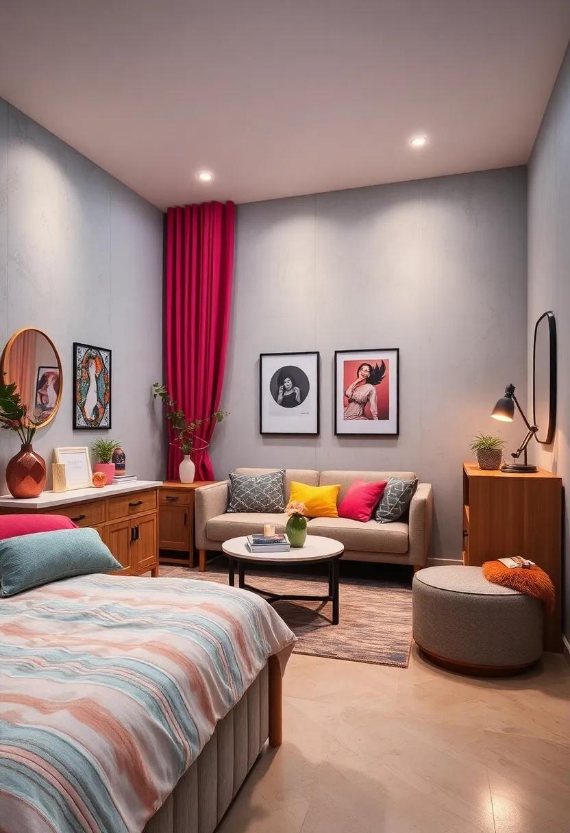 include decorative ⁤pillows⁢ in various textures, such as velvet or⁤ sequins, for a⁤ luxurious feel