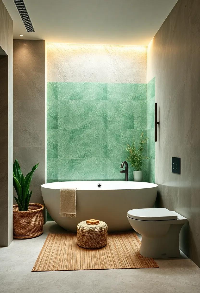 Incorporate natural ⁣fibers like jute or sisal ⁣in⁢ your bathroom decor for an earthy ⁤yet chic vibe