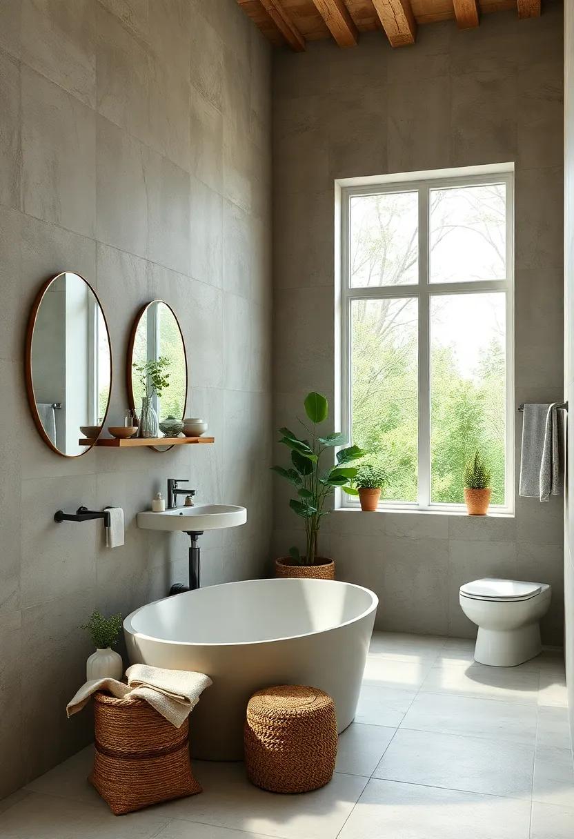 Seal windows with eco-friendly caulk or insulation tape to improve energy efficiency and keep your bathroom cozy