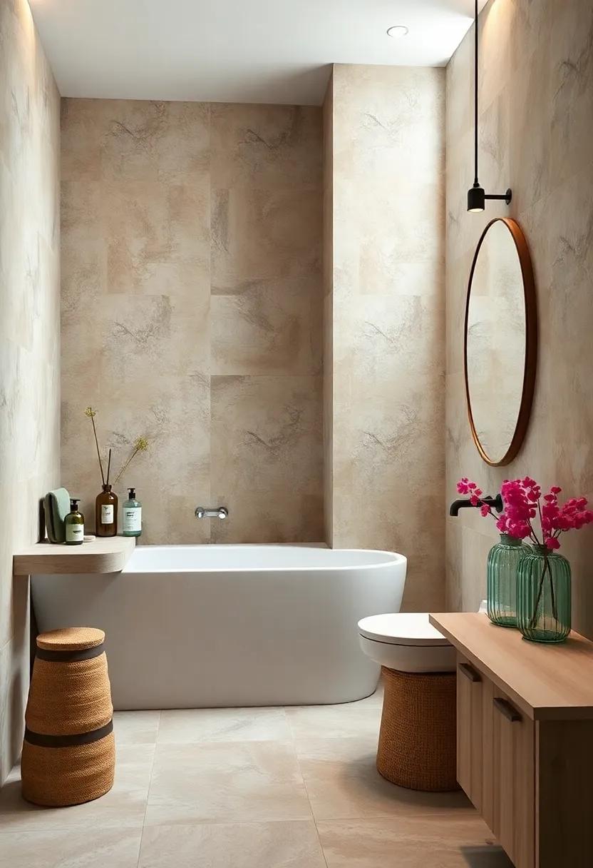 Swap out plastic bottles ⁤for refillable ​glass containers to reduce ⁣waste and add a touch of elegance to your bathroom