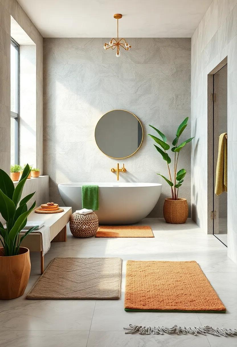 Use organic cotton towels and bath mats ⁤that are soft on your skin and free from harmful chemicals