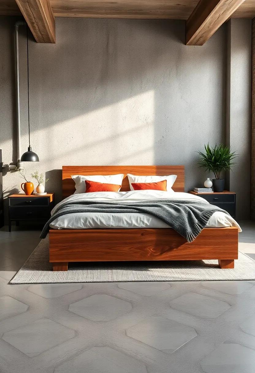 Reclaimed Wood Bed Frame: Embrace rustic charm with a bed frame that tells ‌a ⁤story through its weathered textures ​and organic shapes