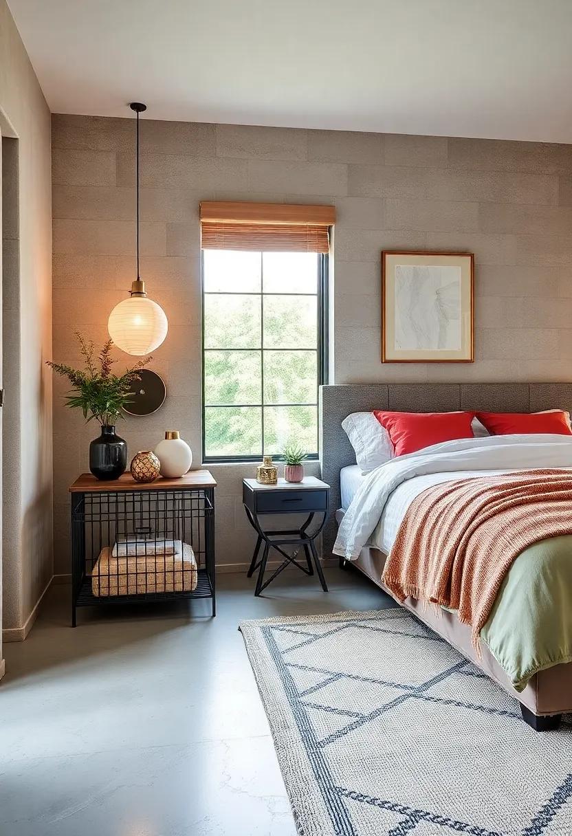 Wire Basket Nightstands: Opt for‍ functional and‍ stylish ⁢wire basket nightstands that offer a unique twist on traditional⁣ bedroom ​storage