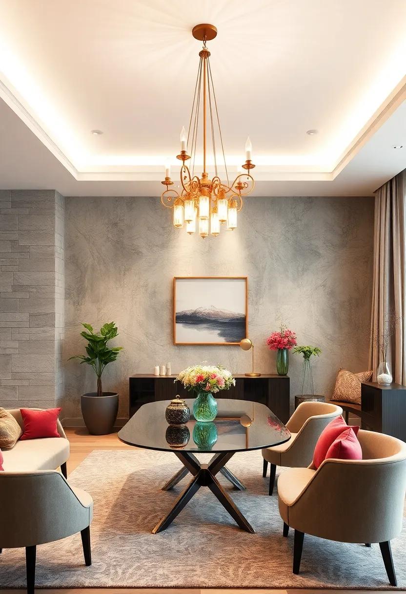 transform your dining experience with an elegant chandelier​ featuring ⁢integrated LED​ lights for ⁣a sophisticated touch