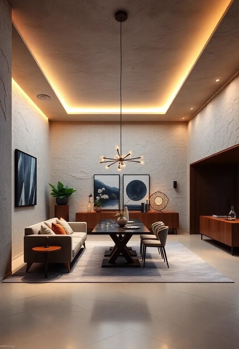 Take advantage of LED technology​ to create artistic light installations that blend form and ⁣function for statement decor