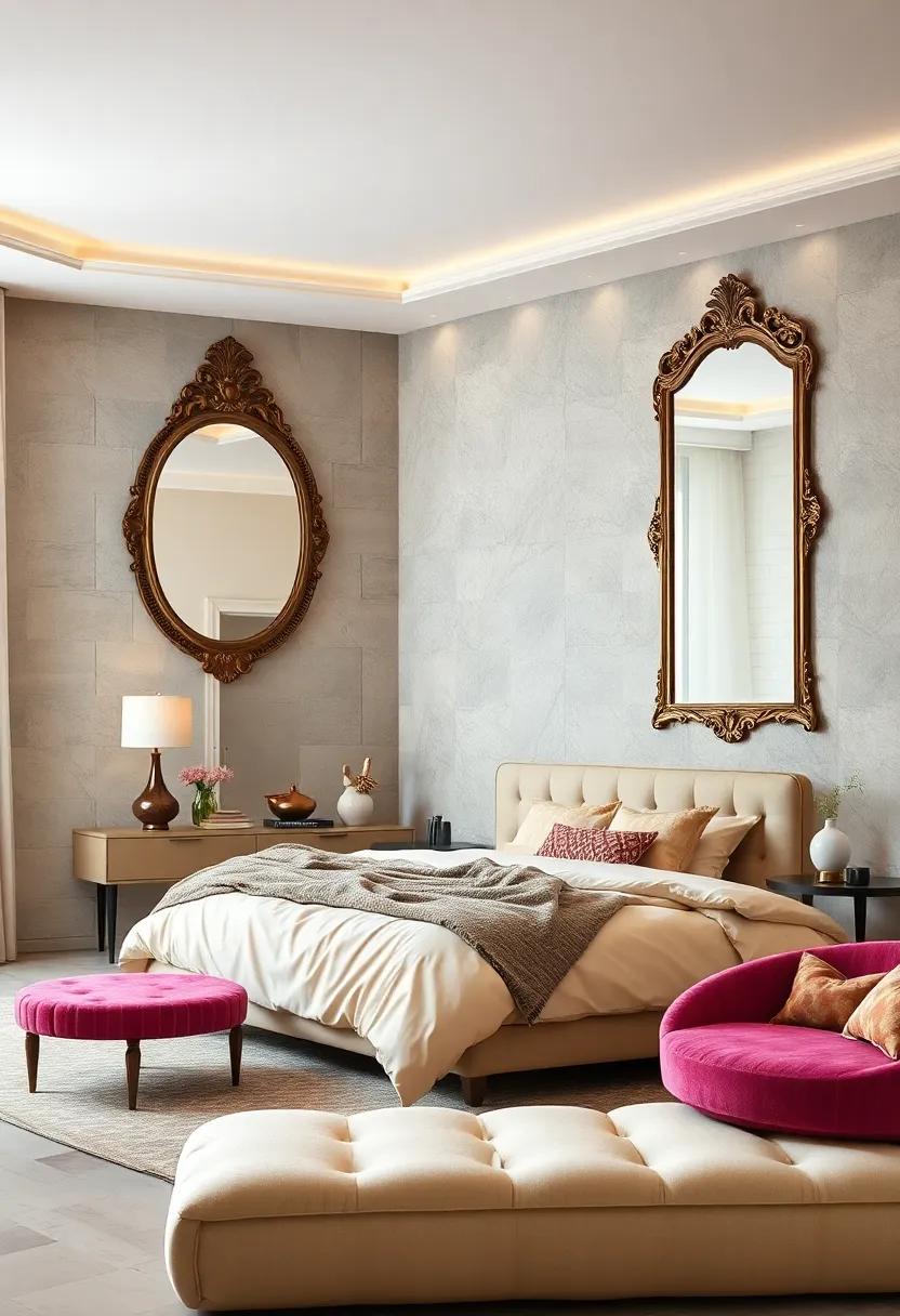 Decorative Mirrors: Use large, ornate mirrors to ⁣create an illusion‍ of space and‍ reflect light,⁤ adding ⁤sophistication and depth