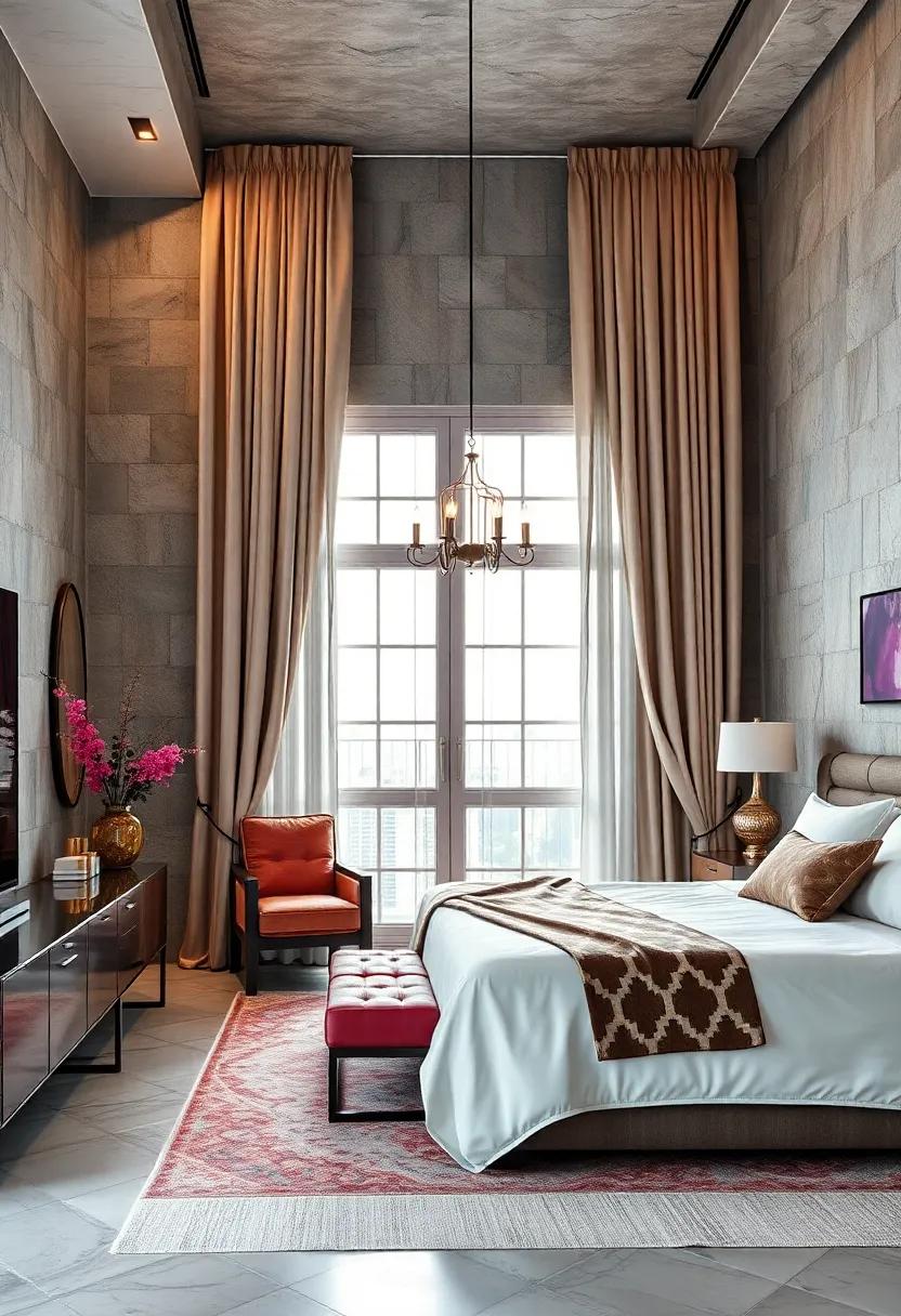 Elegant Drapery: Install floor-length, beautifully ⁤draped ​curtains ‍that‌ frame ⁣your ⁣windows, adding drama and ​a ‍sense of grandeur