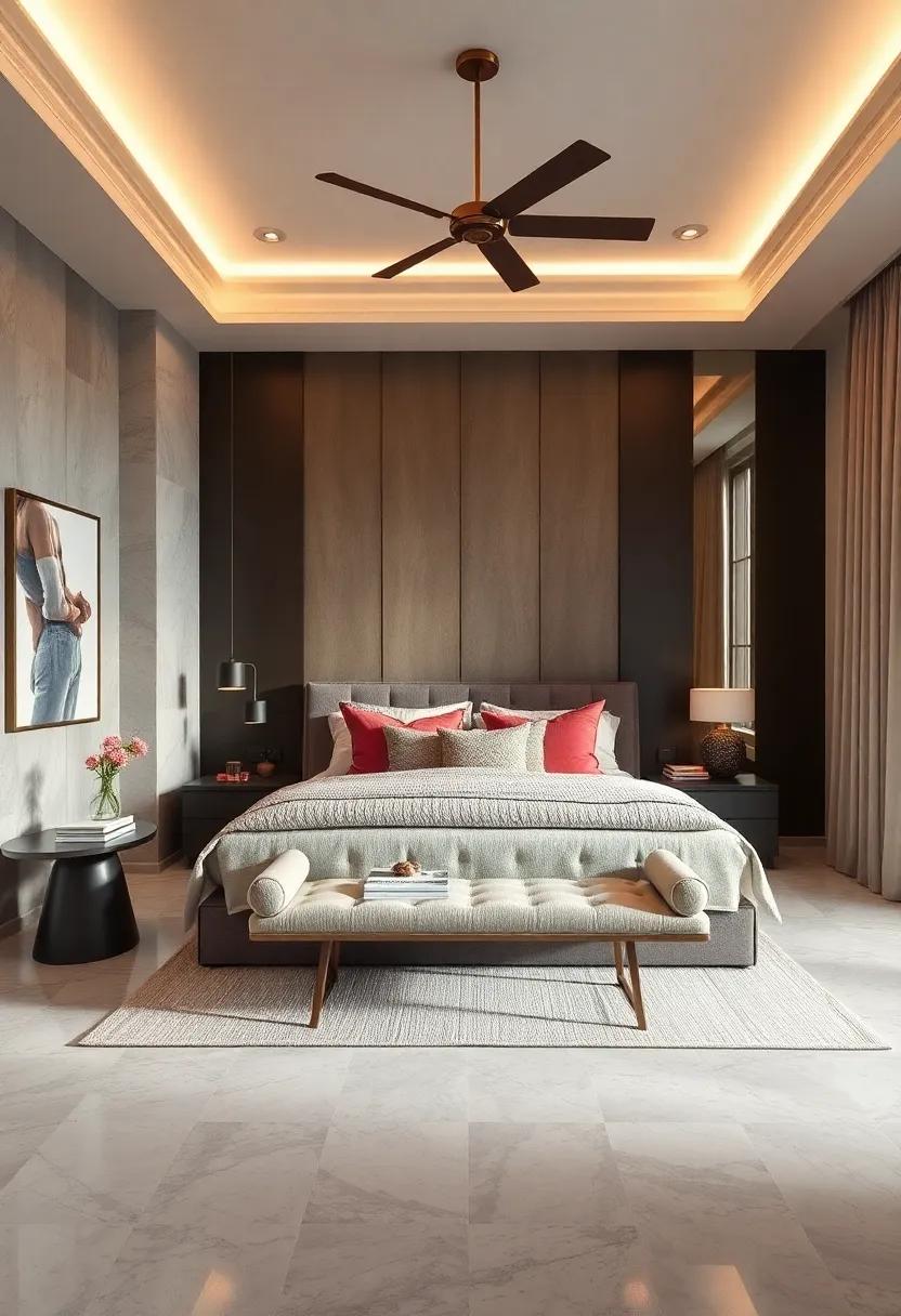 Luxe Benches or ​Ottomans: Add ⁢a chic bench or ottoman⁤ at the⁤ foot​ of your ‍bed to enhance functionality and ⁢style