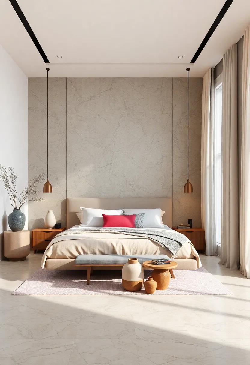 Unique Accessories: Incorporate distinctive decor pieces, such⁢ as artisan vases or sculptural​ objects, to infuse ‍personality into ⁣your bedroom
